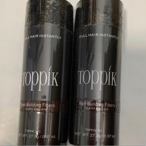 Keratin Hair Fibers Dark Brown 2 Bottles